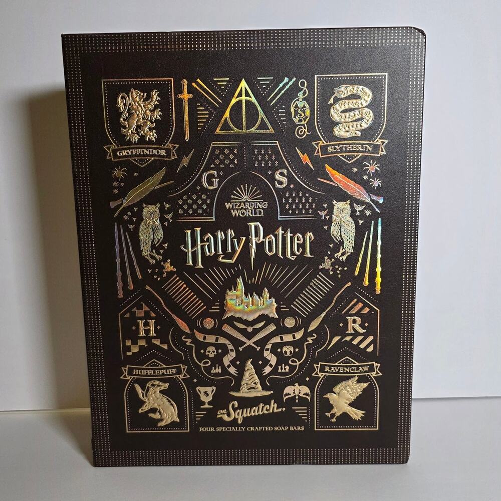 NEW Dr. Squatch Harry Potter Wizarding World Limited Edition 4 piece Soap Set